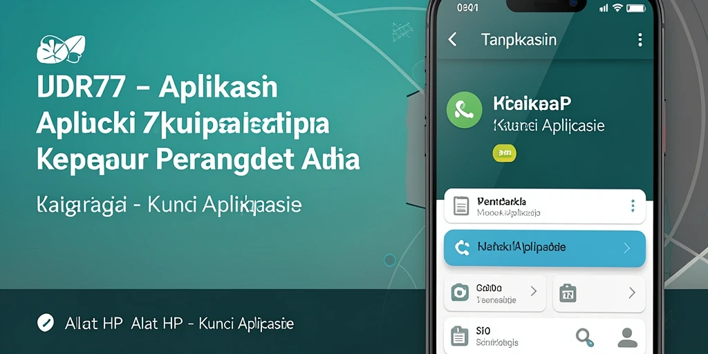 Tampilan utama IDR77 dengan fungsi penguncian aplikasi yang intuitif.