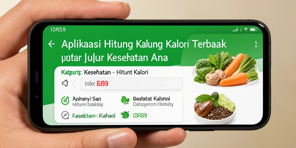 Tampilan antarmuka aplikasi IDR89 yang intuitif dan informatif.