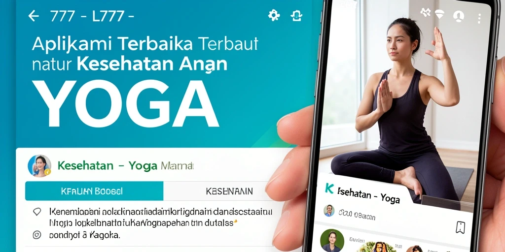 Antarmuka L777 menampilkan beragam kelas Yoga dengan instruktur profesional.