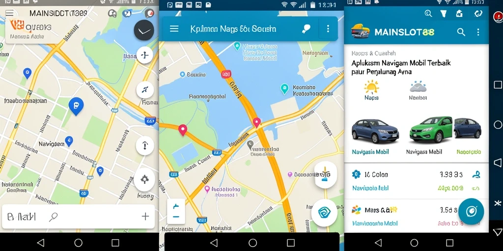 Antarmuka MAINSLOT88 menunjukkan peta dan rute navigasi yang jelas.