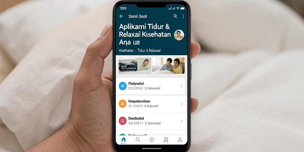 Antarmuka S80 yang menenangkan untuk Tidur & Relaksasi.