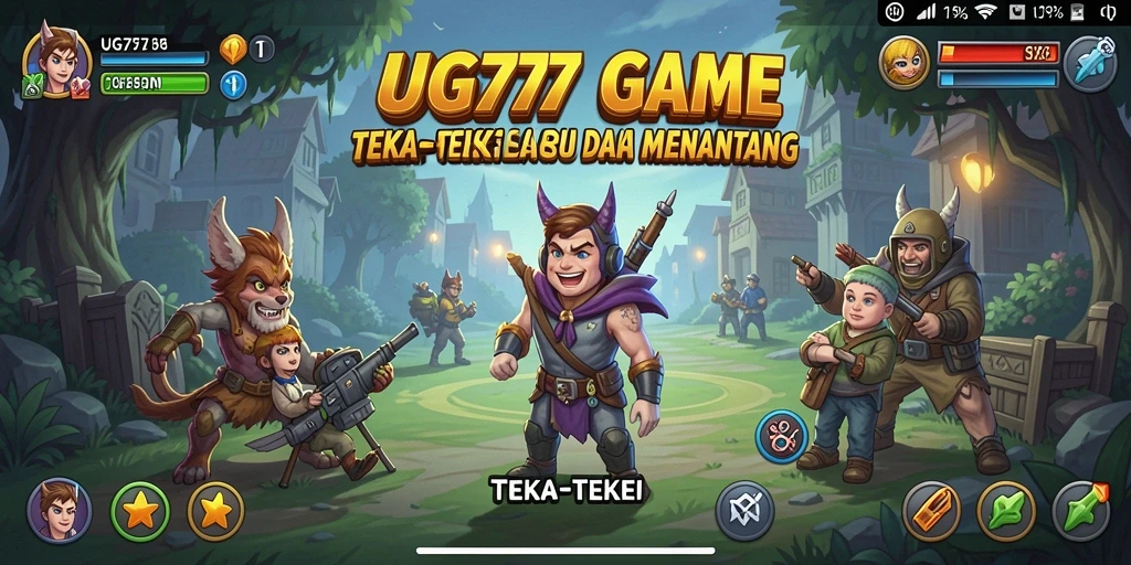 Screenshot UG777 menunjukkan tampilan antarmuka permainan Teka-Teki yang menarik.