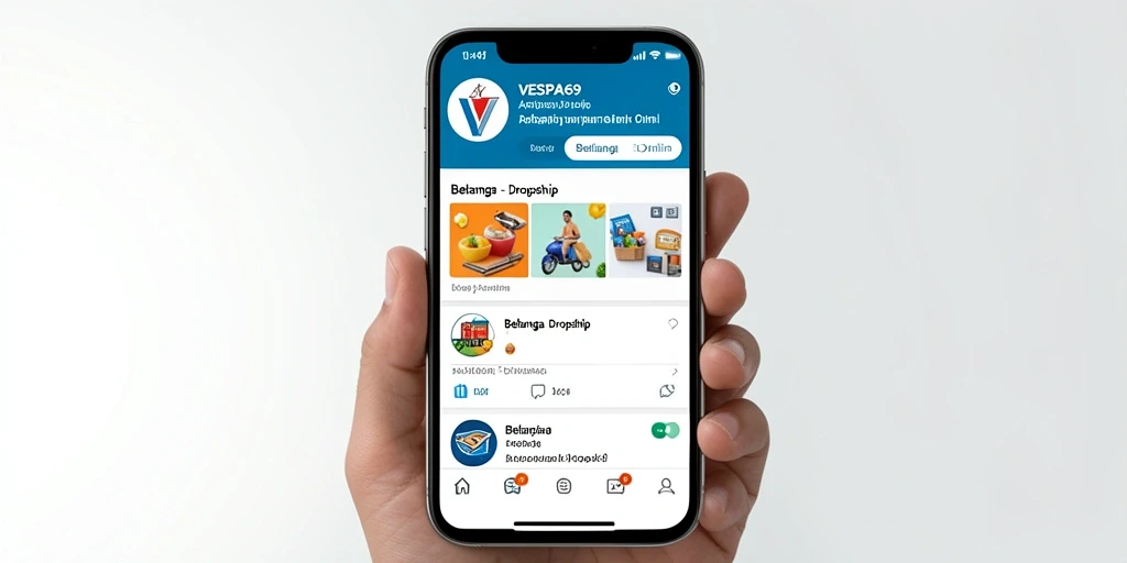 Antarmuka VESPA69 yang memudahkan proses Dropship.