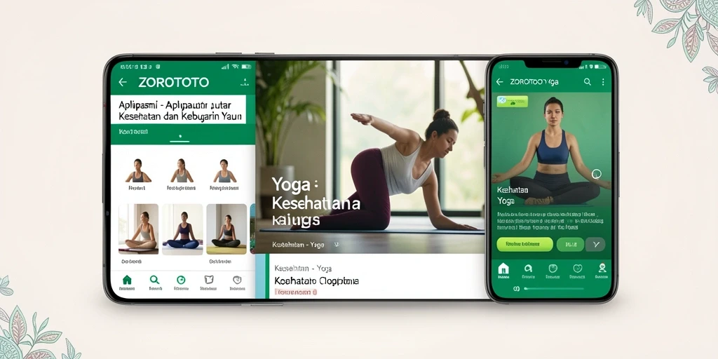 Antarmuka ZOROTOTO yang sederhana untuk latihan Yoga.