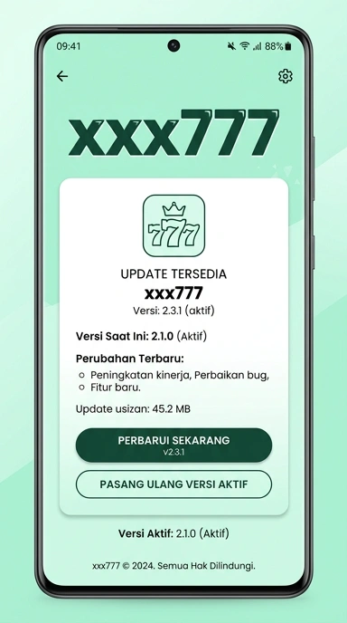 Riwayat Versi xxx777 untuk Pengguna Android